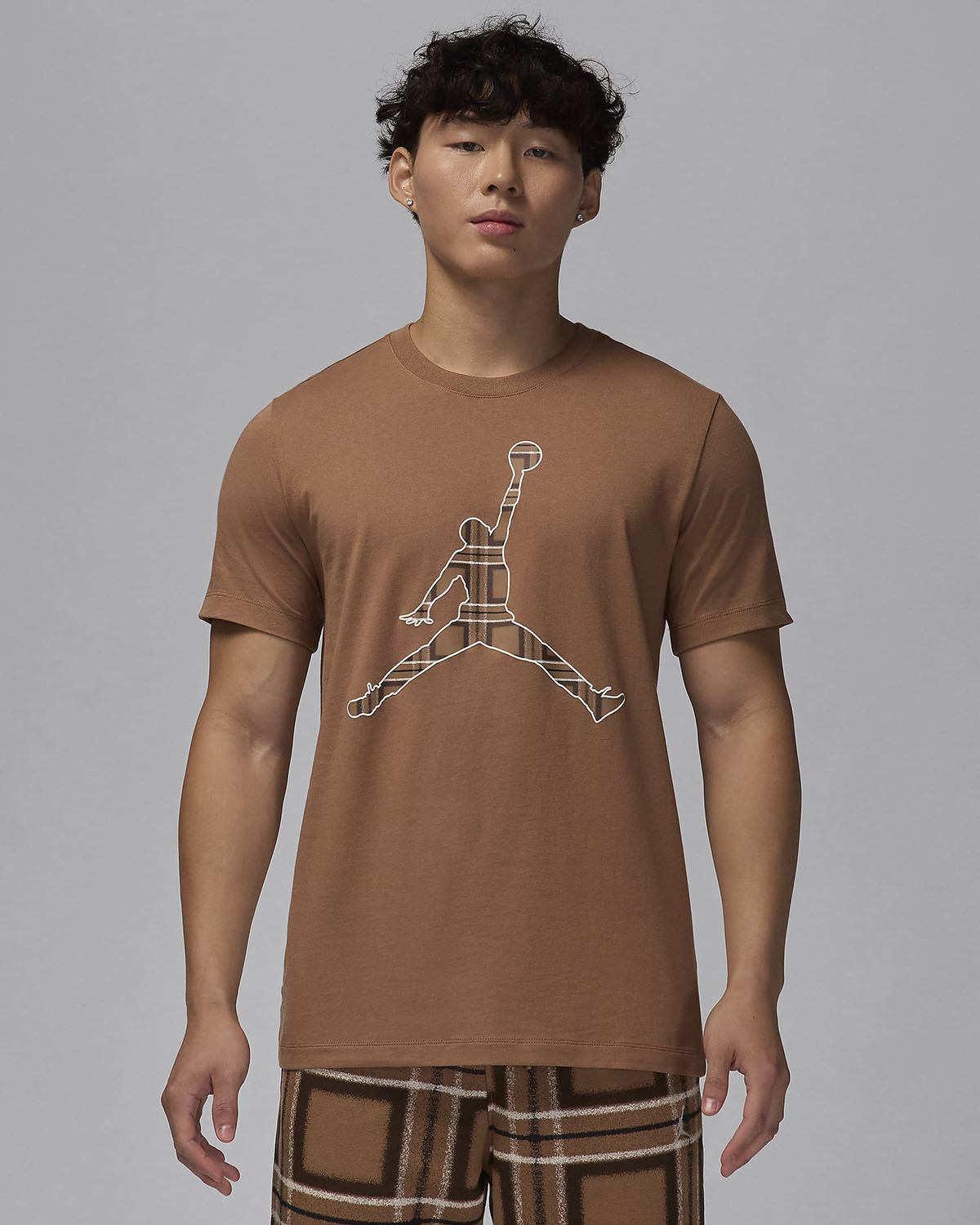 Jordan Flight Essentials Holiday 2024 T Shirt Archaeo Brown