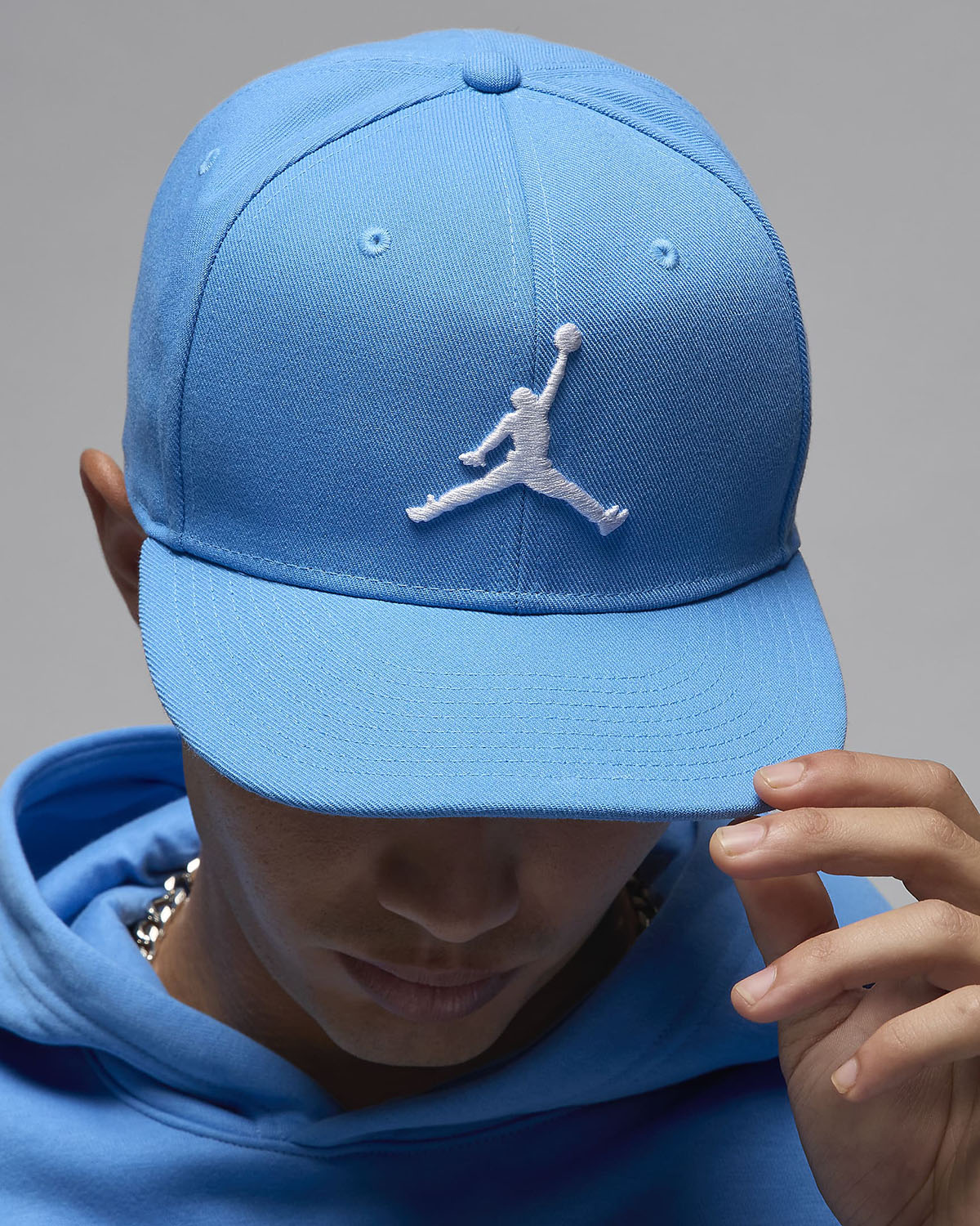 Jordan Jumpman Pro Snapback Hat Cap Legend Blue White 4