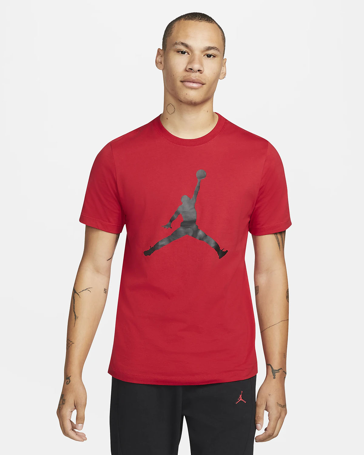 Jordan Jumpman T Shirt Gym Red Black