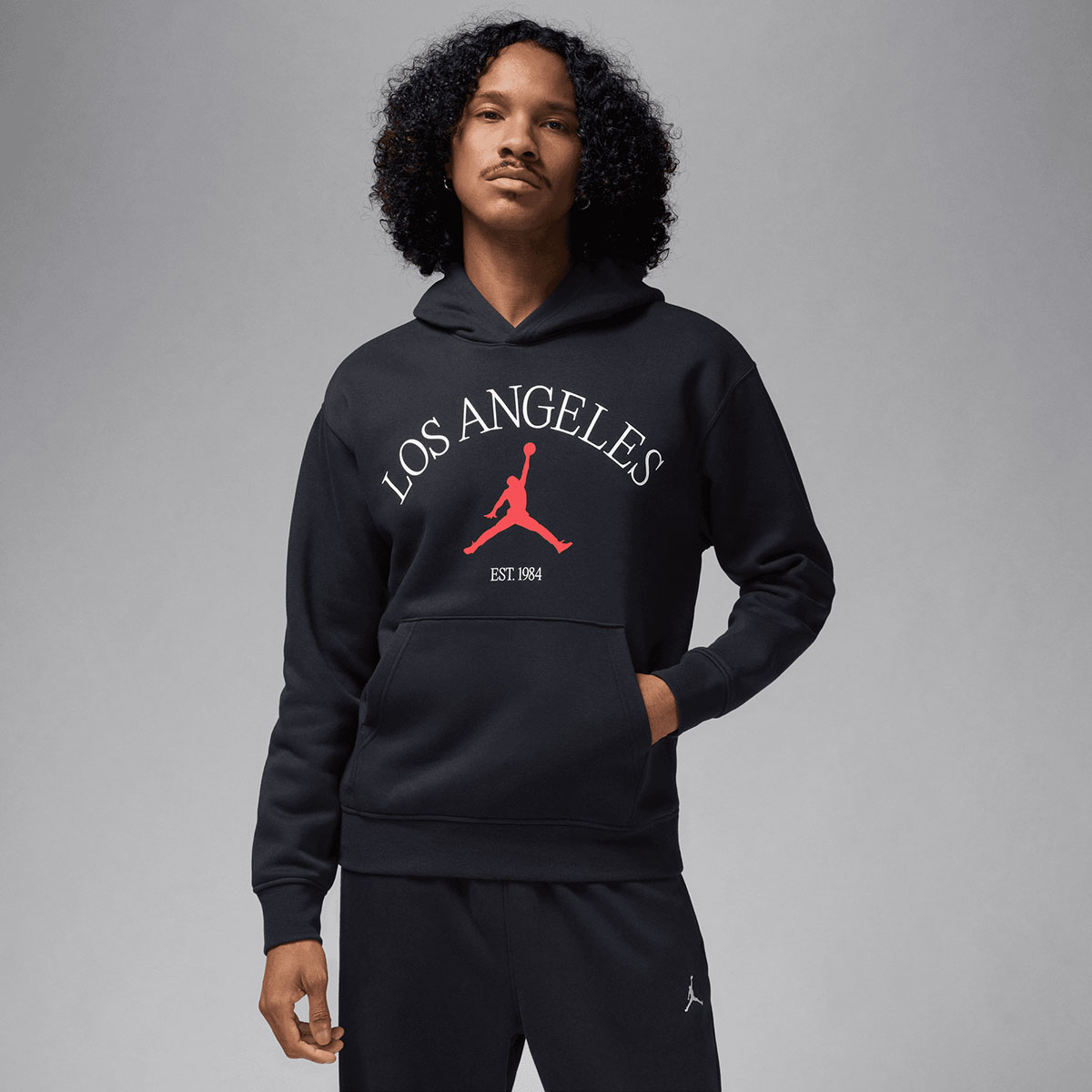 Jordan Los Angeles LA City Pride Hoodie Black