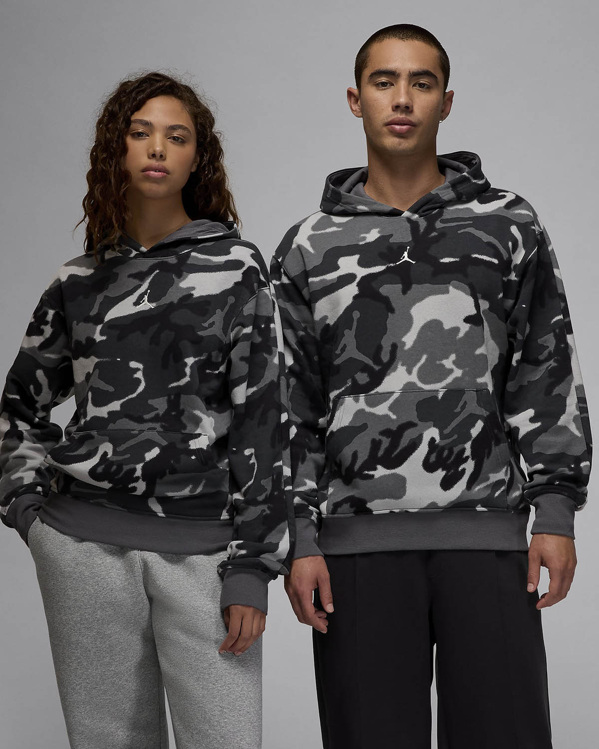 Jordan MVP Camo Hoodie Black Gey Sail 1