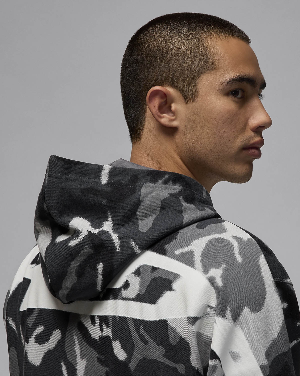 Jordan MVP Camo Hoodie Black Gey Sail 4