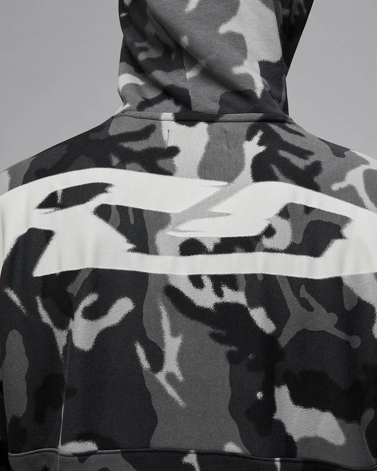 Jordan MVP Camo Hoodie Black Gey Sail 5