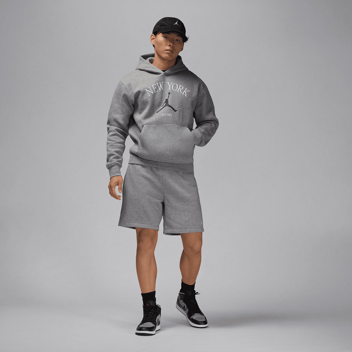 Jordan New York City Pride Hoodie Grey Sneaker Outfit