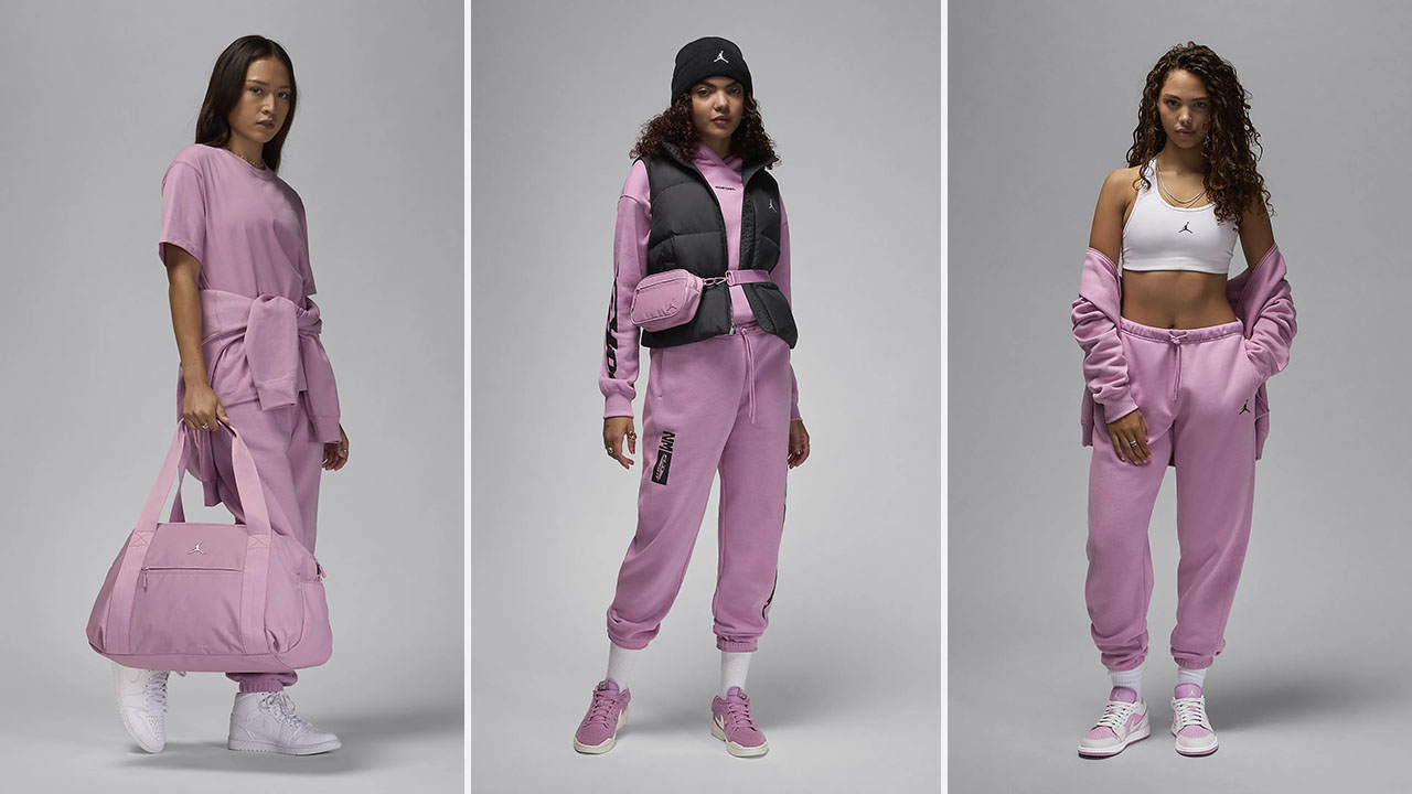 Jordan Orchid Clothing Sneakers Outfits