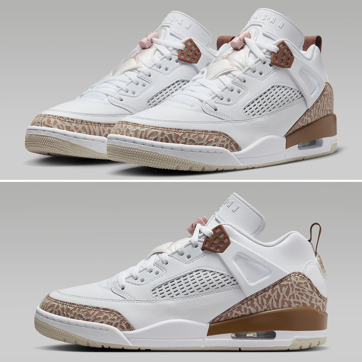 Jordan Spizike Low White Archaeo Brown Pink Oxford