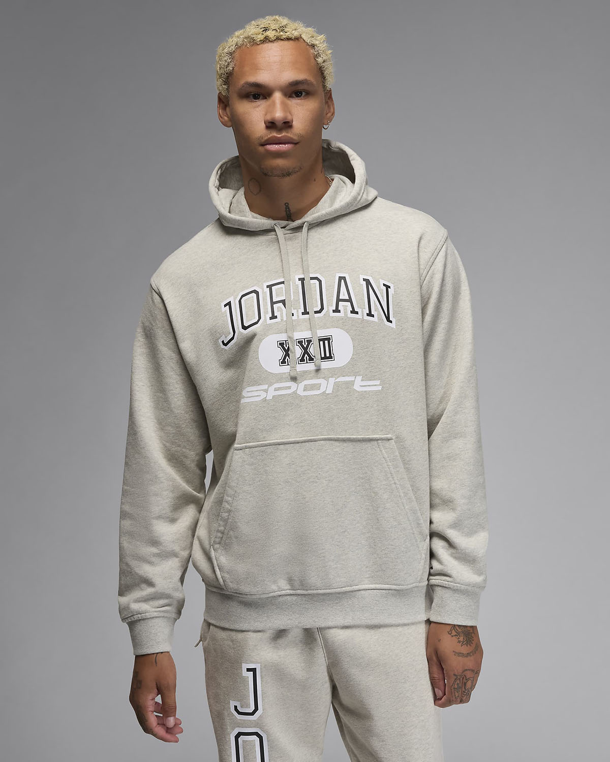 Jordan Sport Crossover Hoodie Neutral Grey