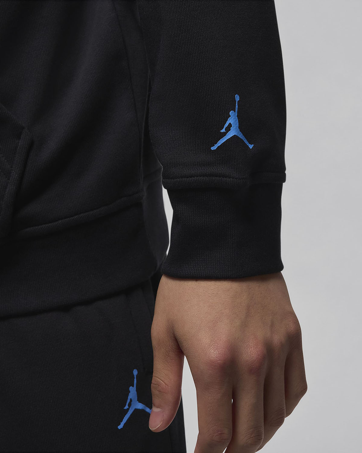 Jordan Sport Crossover Pullover Hoodie Black Legend Blue 3