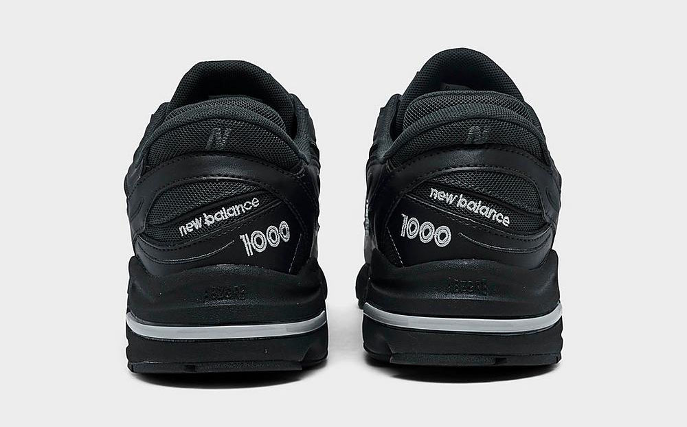 New Balance 1000 Black Phantom Blacktop Shoes 4