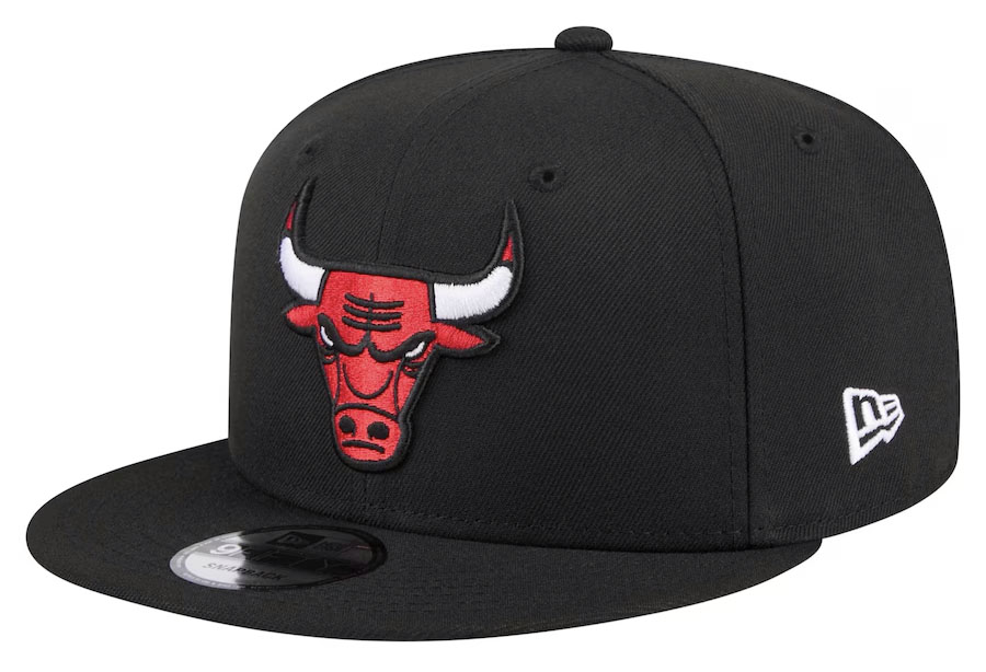 New Era Chicago Bulls Injection State Outline Snapback Hat Black 1