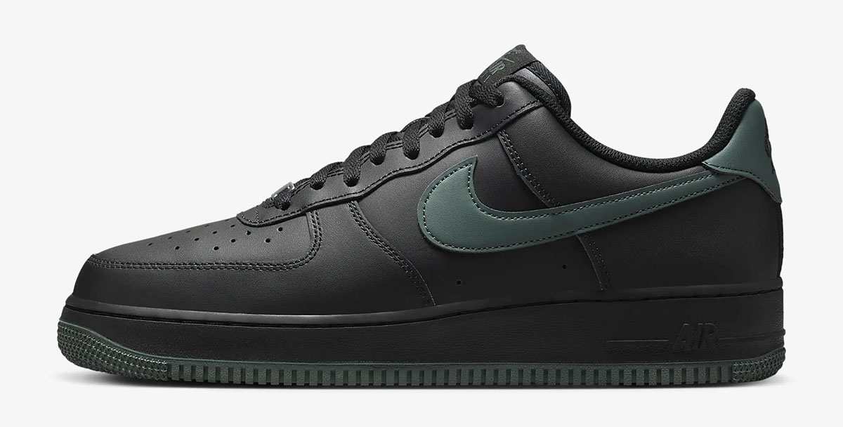 Nike Air Force 1 Low Black Vintage Green Mens Shoes 2