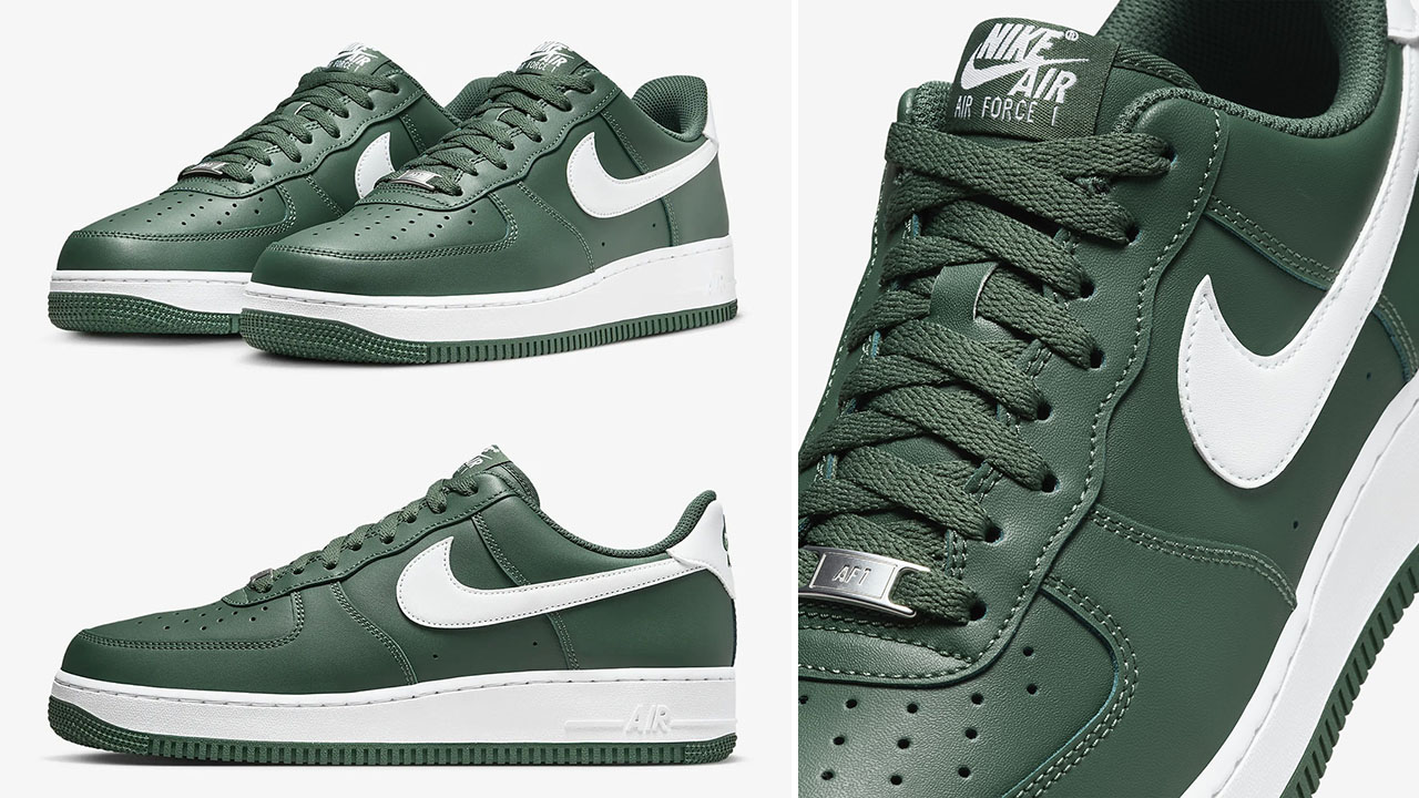 Nike Air Force 1 Low Fir Green Sneakers