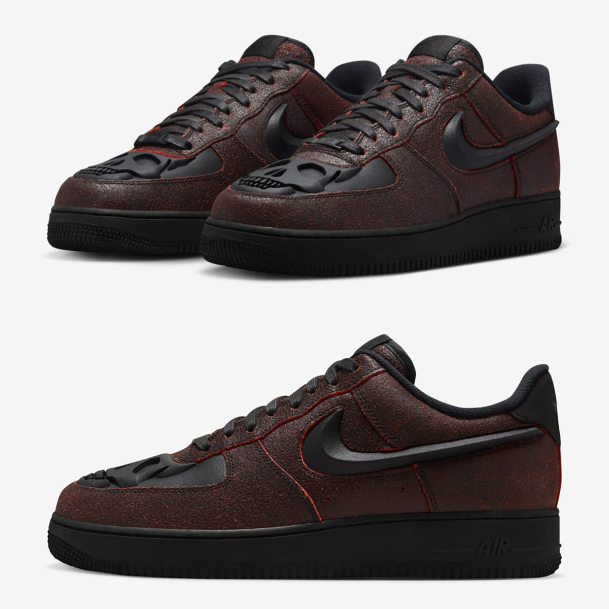 Nike Air Force 1 Low Halloween Skull