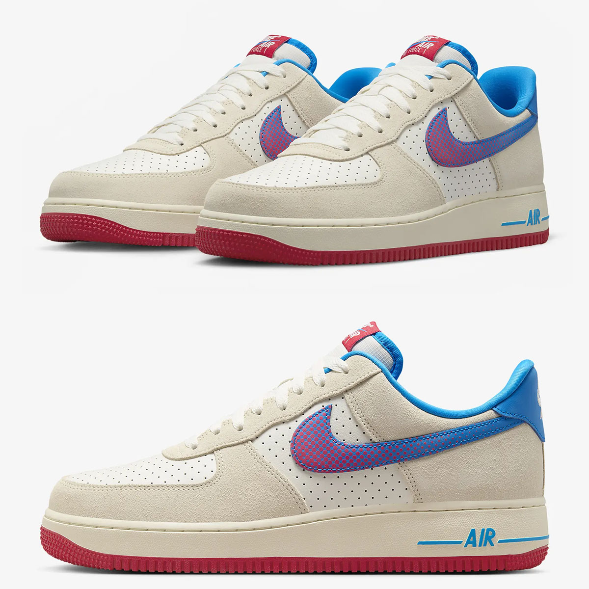 Nike Air Force 1 Low Harlem Globetrotters Mens Shoes