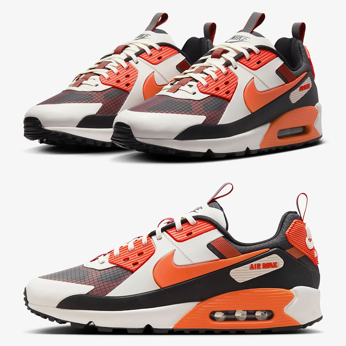 Nike Air Max 90 Drift Phantom Dark Smoke Grey Safety Orange