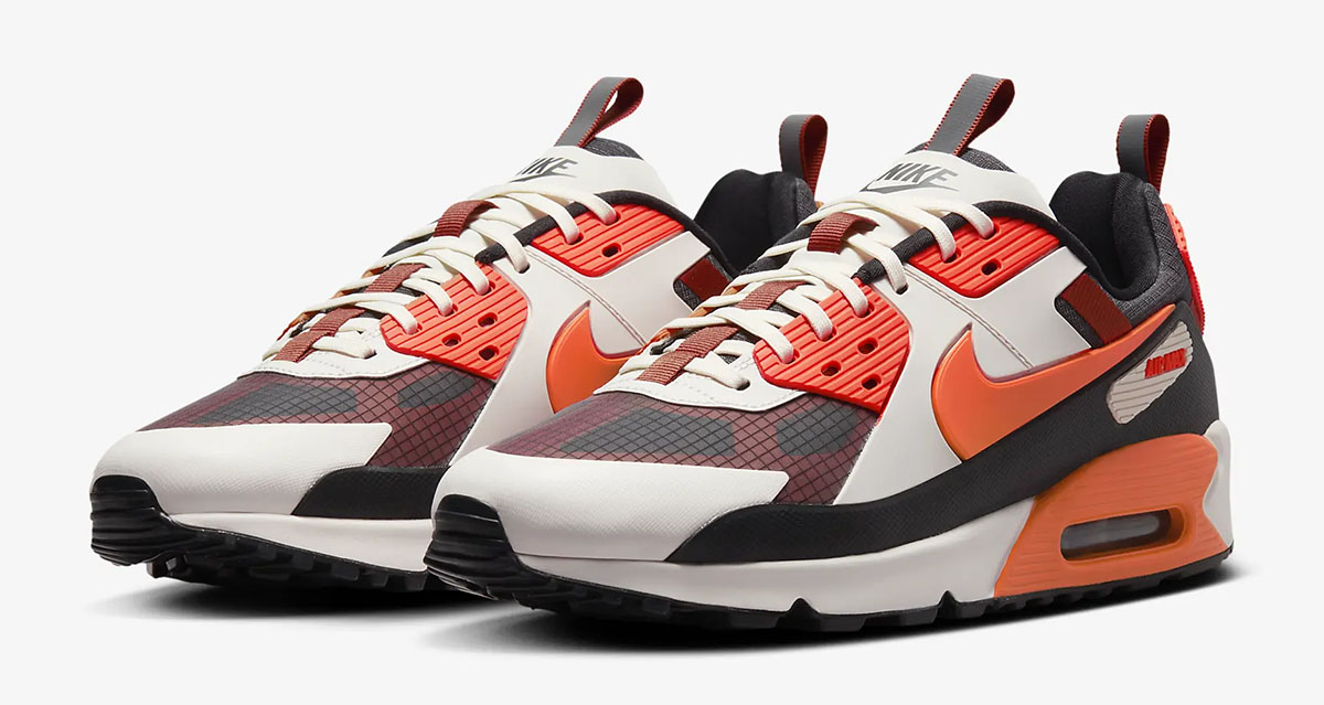 Nike Air Max 90 Drift Phantom Safety Orange Mens Shoes 1