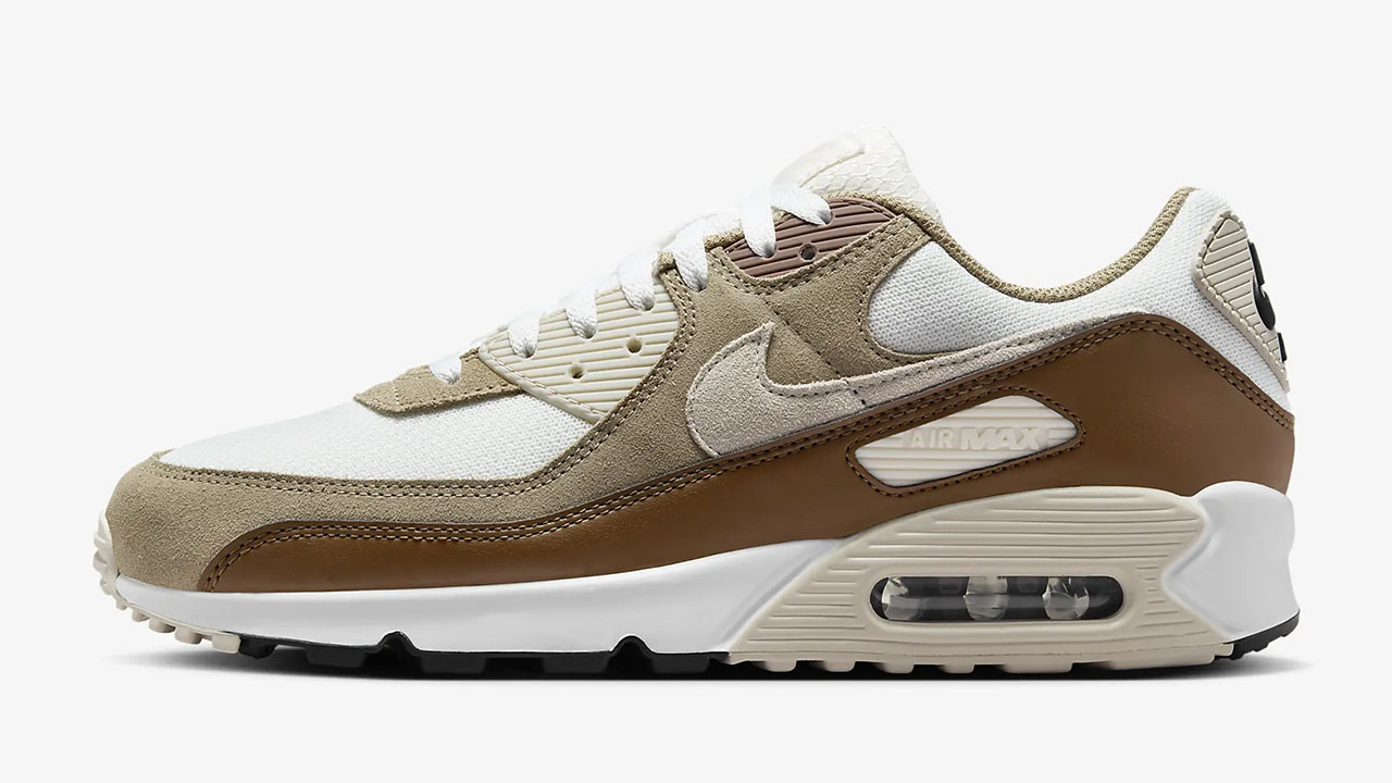 Nike Air Max 90 Summit White Khaki Light Orewood Brown