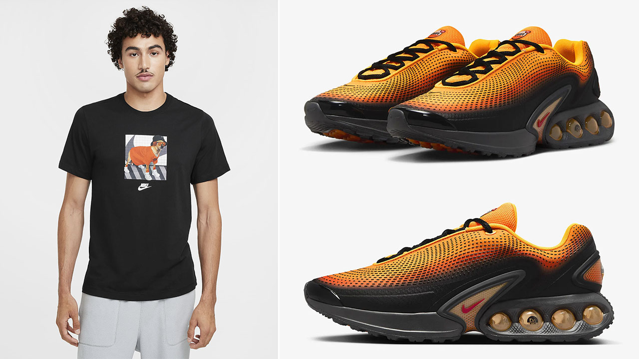 Nike Air Max Dn Laser Orange T Shirt to Match Sneakers