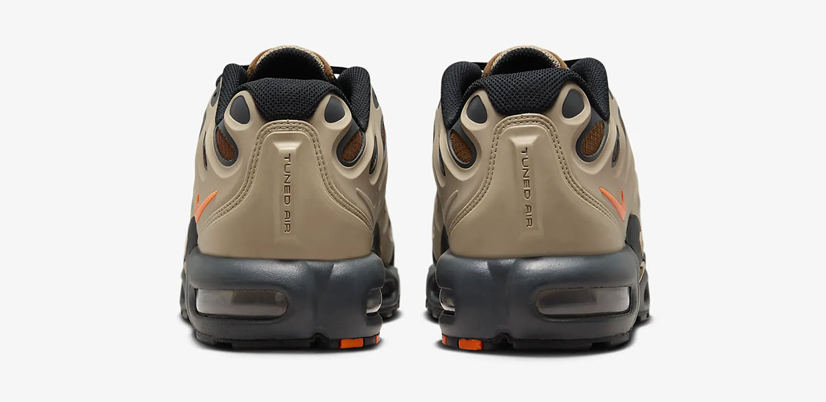 Nike Air Max Plus Drift Winterized Khaki Dark Smoke Grey Sanddrift Hyper Crimson 5