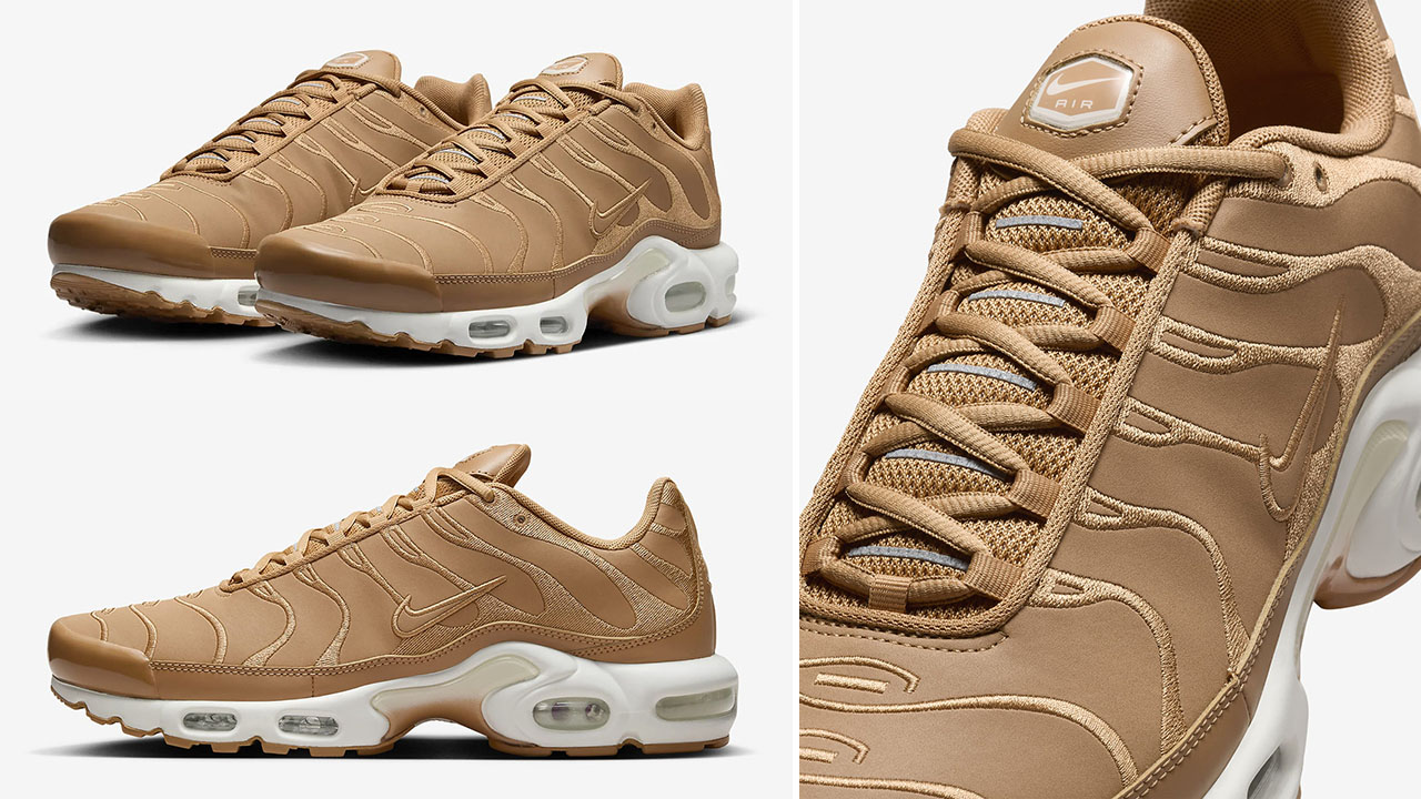 Nike Air Max Plus Flax Mens Sneakers