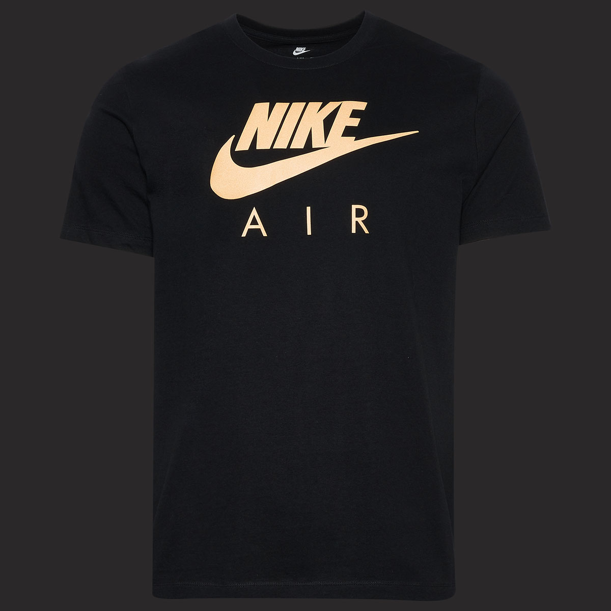 Nike Air Reflective T Shirt Black Copper Orange 2