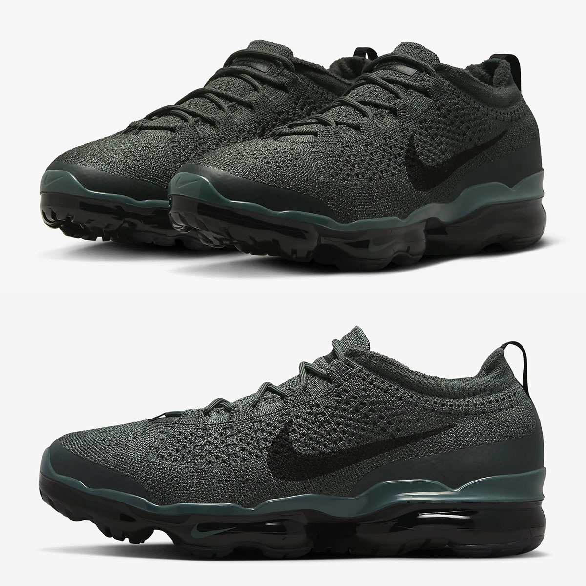 Nike Air VaporMax 2023 Flyknit Vintage Green Black