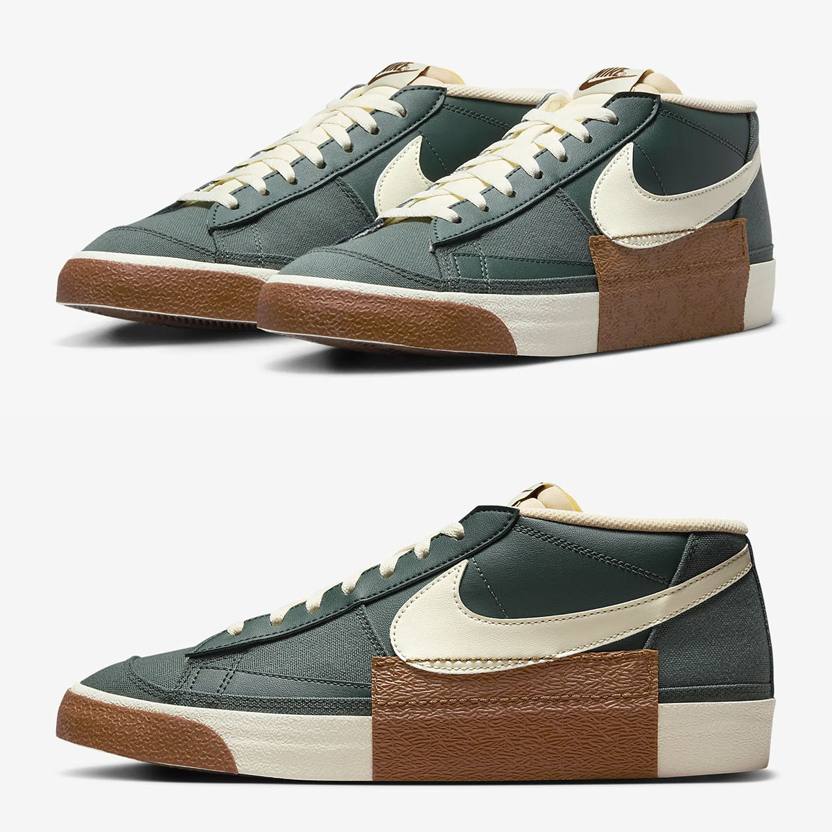 Nike Blazer Low Pro Club Vintage Green Light British Tan