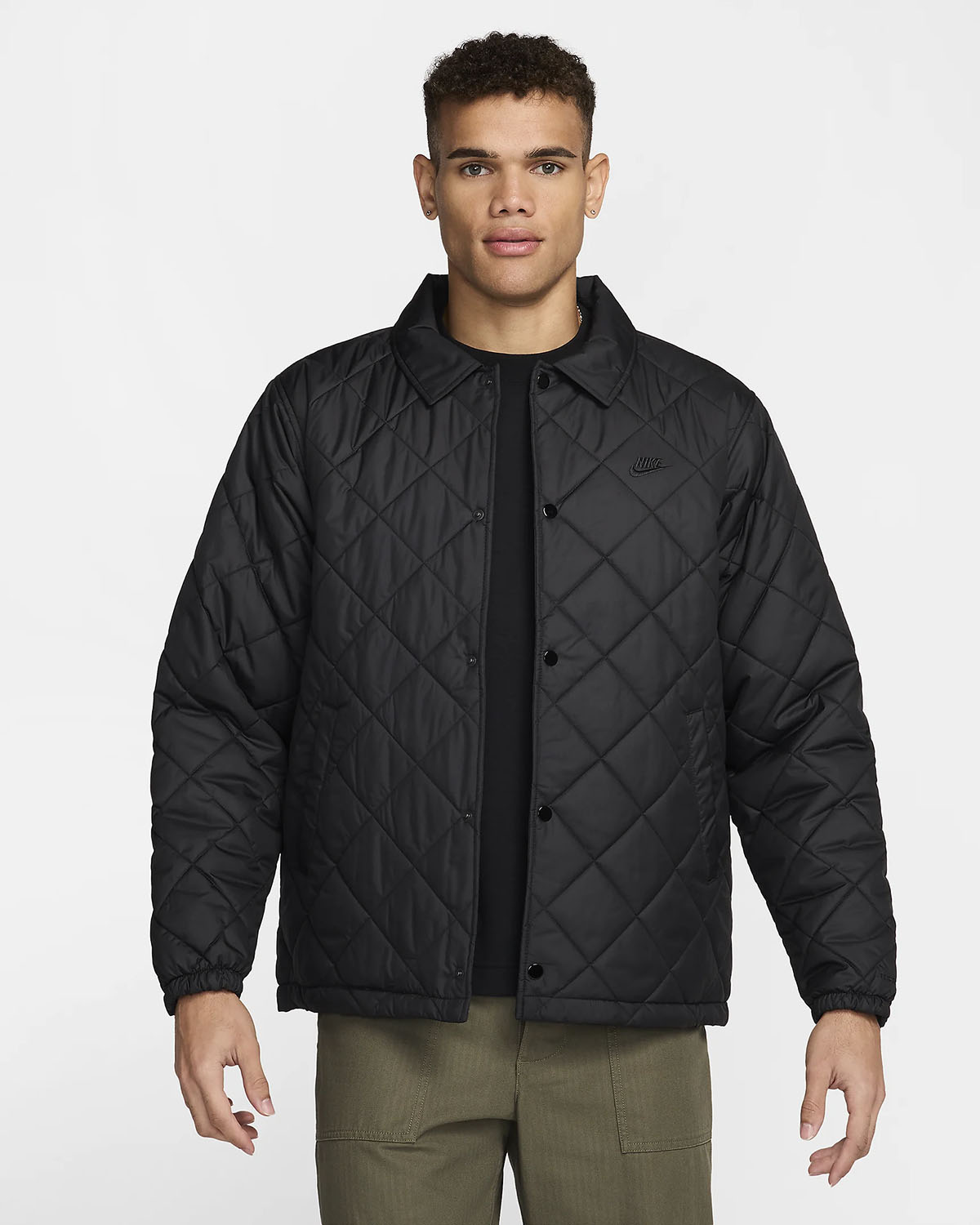 Nike Club Quilted Insulated Jacket Black