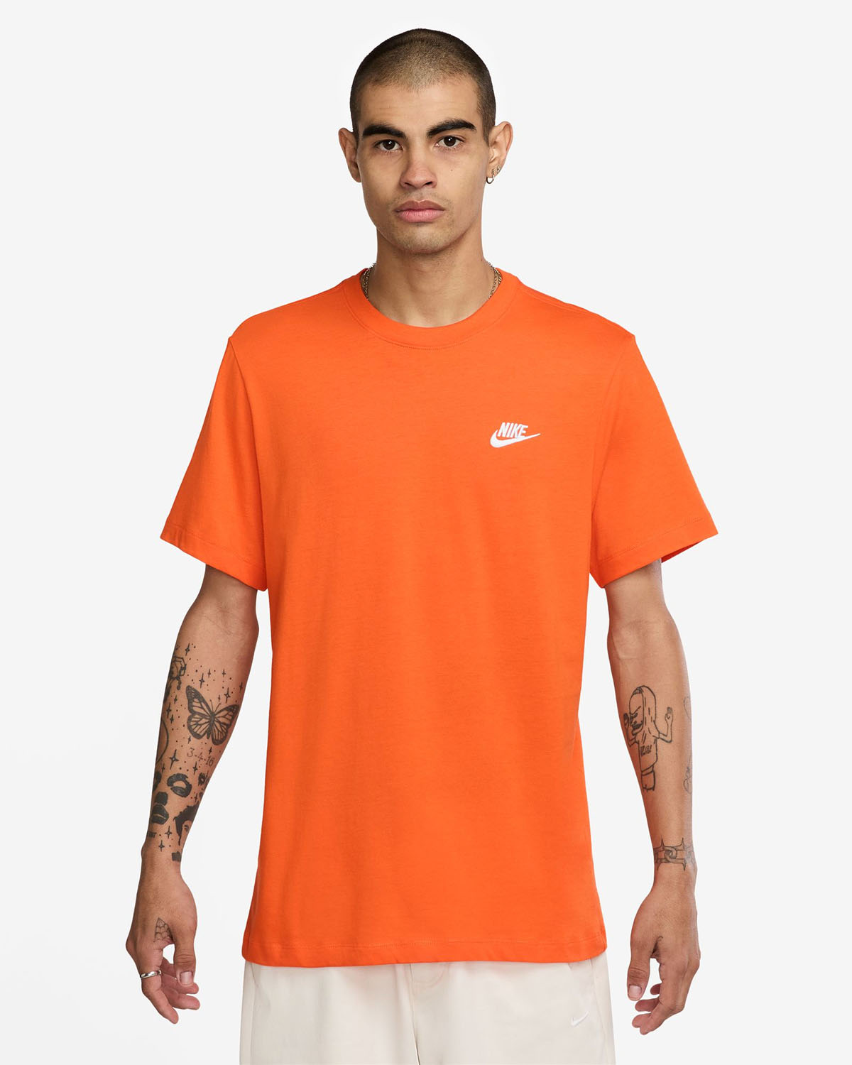 Nike Club T Shirt Orange