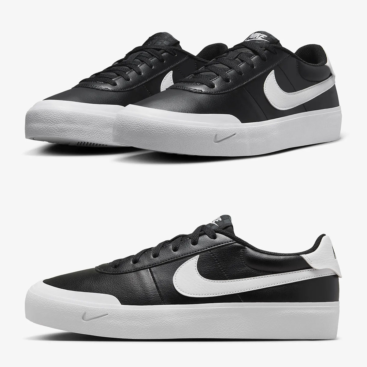 Nike Court Shot Black White Shoes