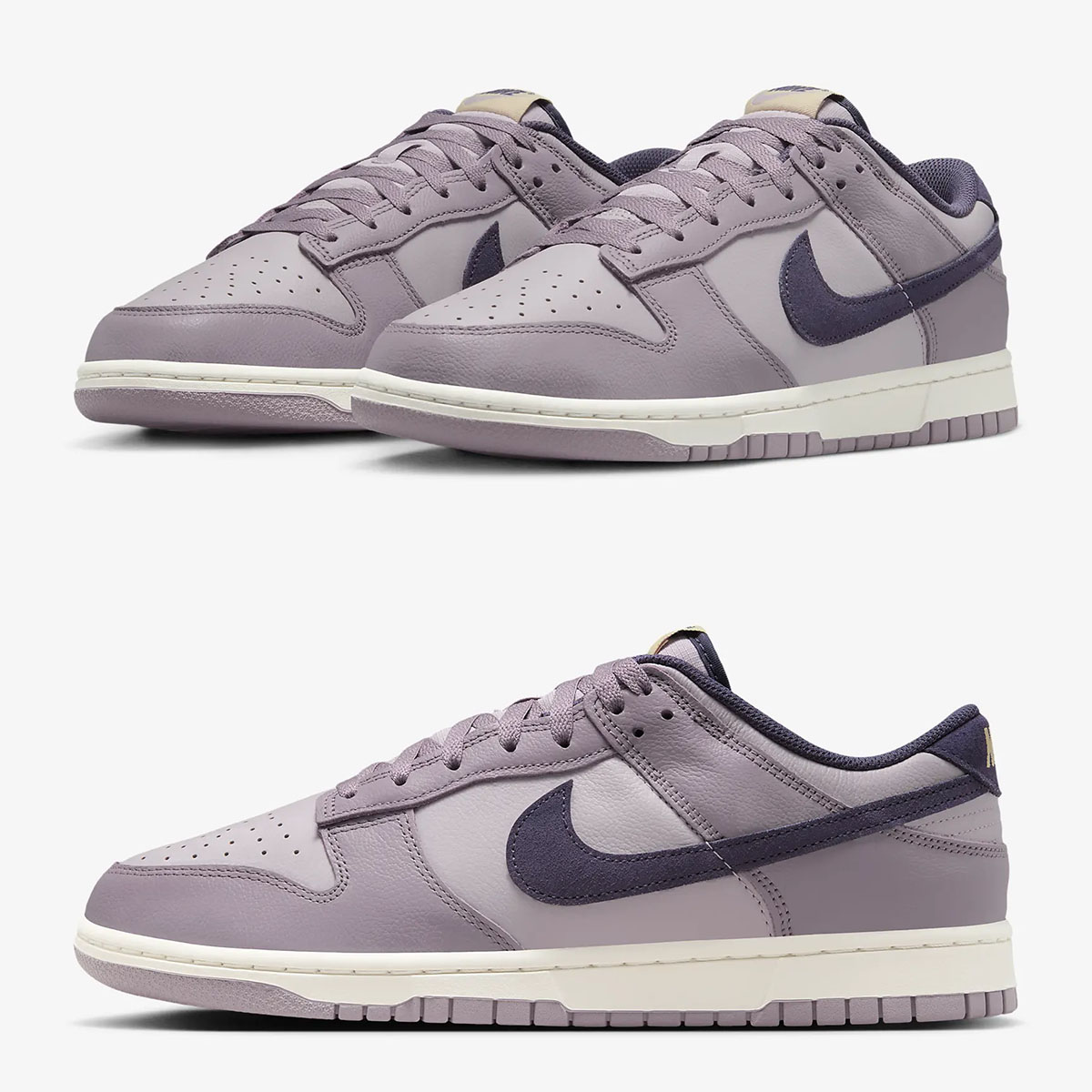 Nike Dunk Low Light Violet Ore Platinum Violet Team Gold Dark Raisin