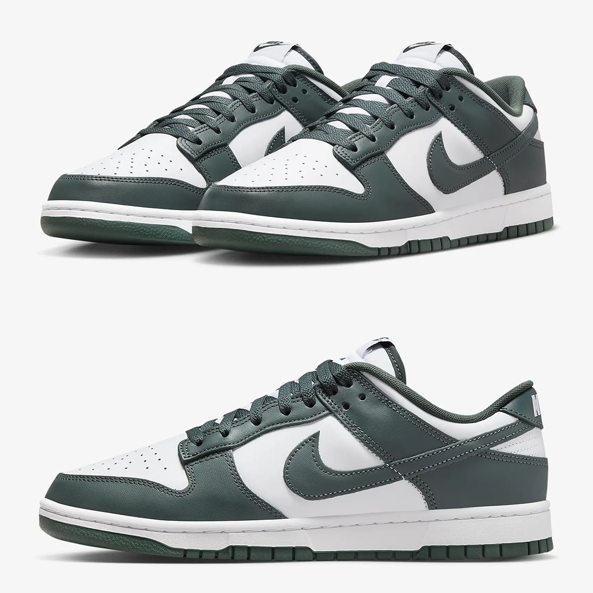 Nike Dunk Low White Vintage Green