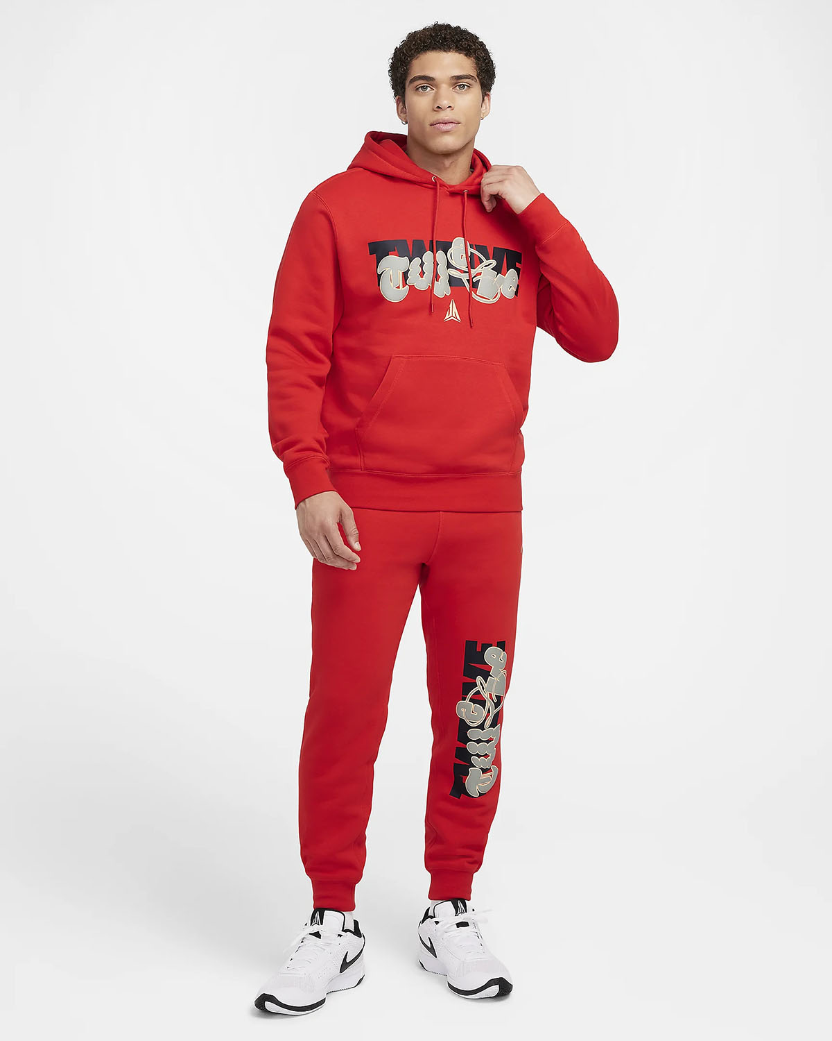 Nike Ja 2 Nightmare Red Hoodie and Pants