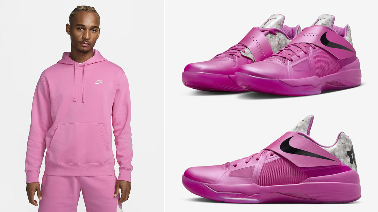 Nike KD 4 Aunt Pearl Hoodie to Match Sneakers