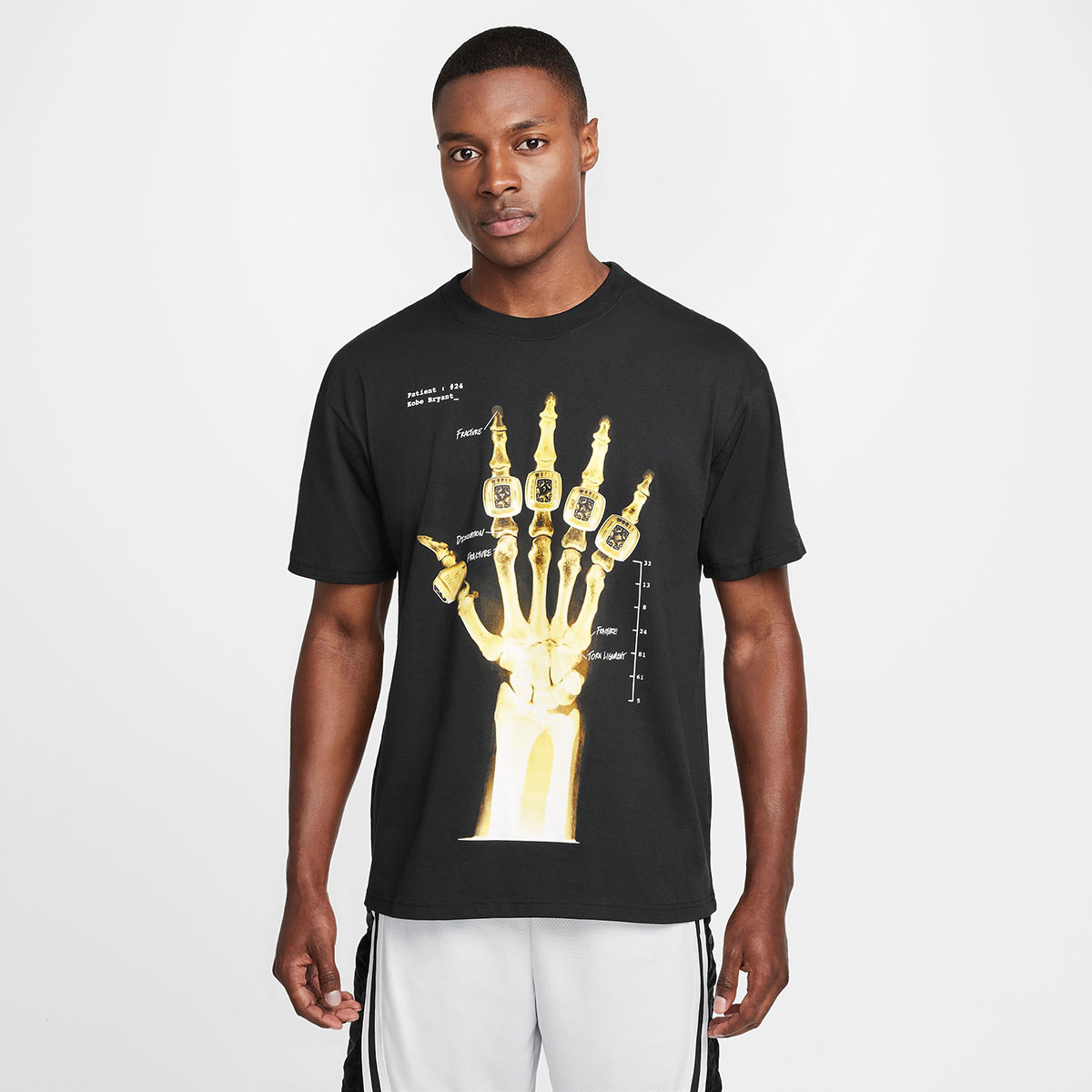 Nike Kobe X Ray T Shirt Black Yellow Gold 1