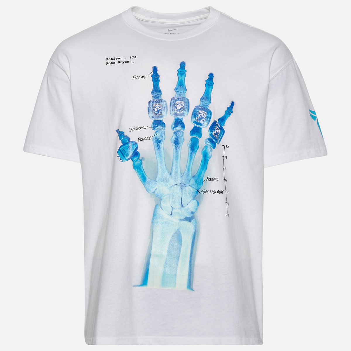 Nike Kobe X Ray T Shirt White Light Blue 1