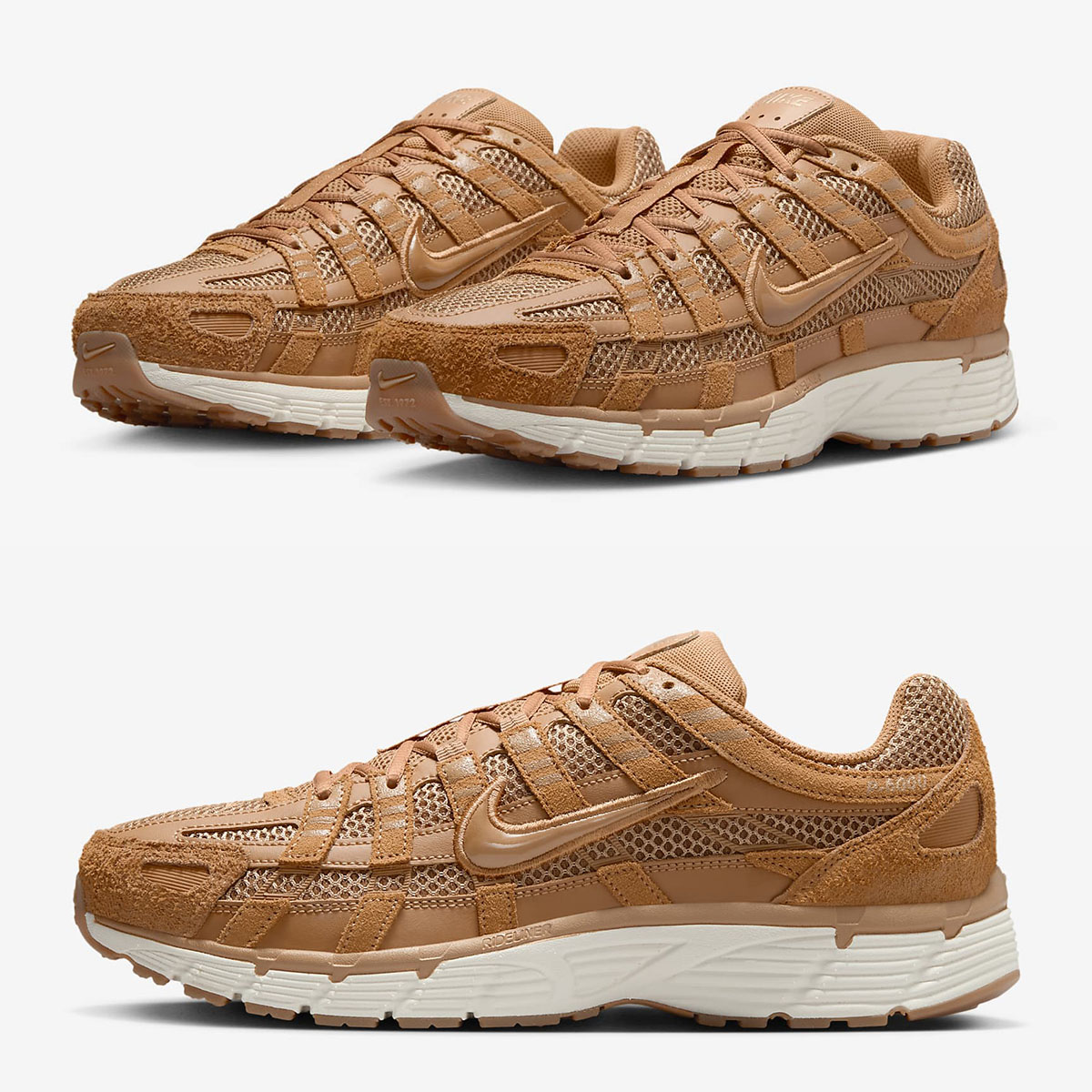 Nike P6000 SE Flax Metallic Gold Sail Mens Shoes