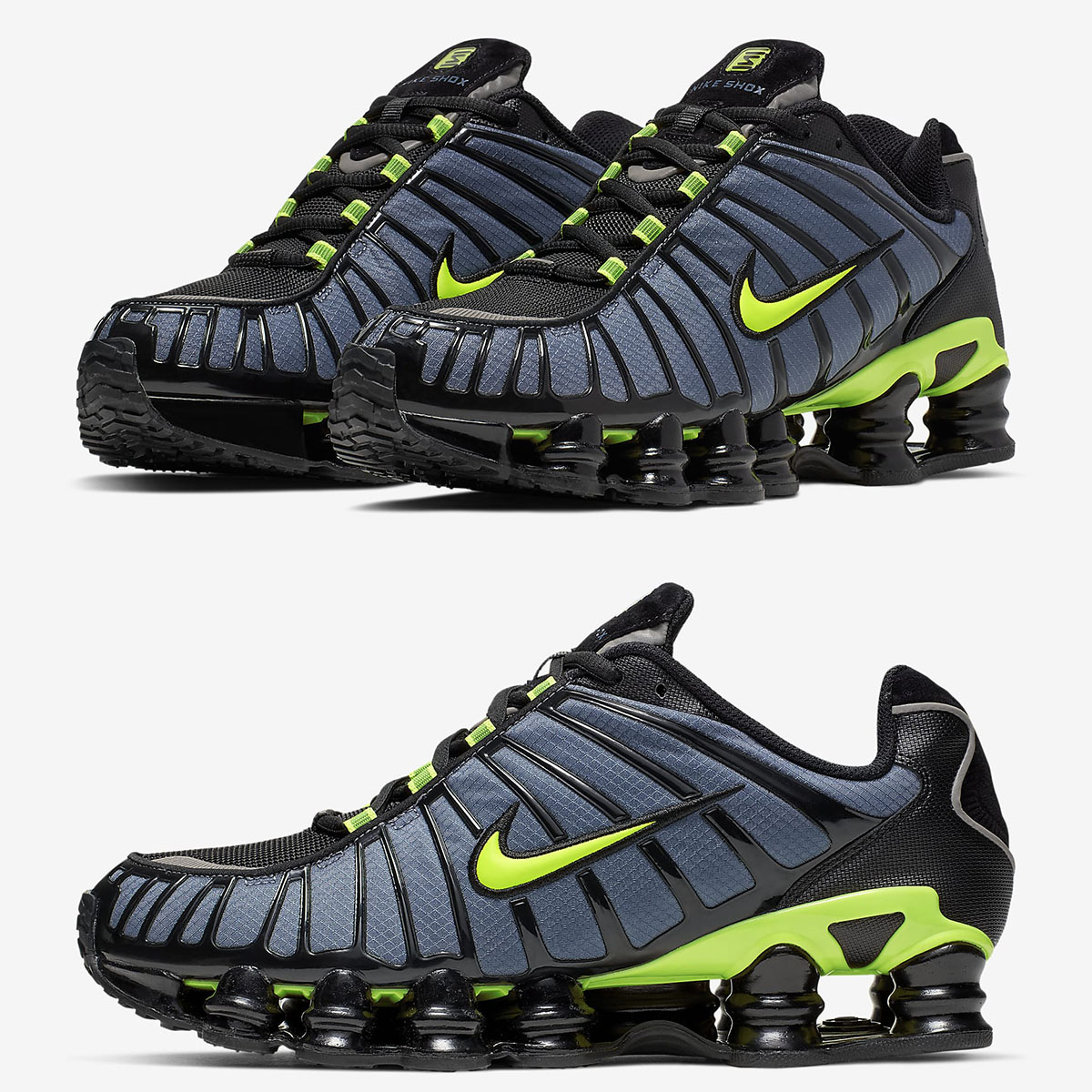 Nike Shox TL Thunderstorm Black Volt