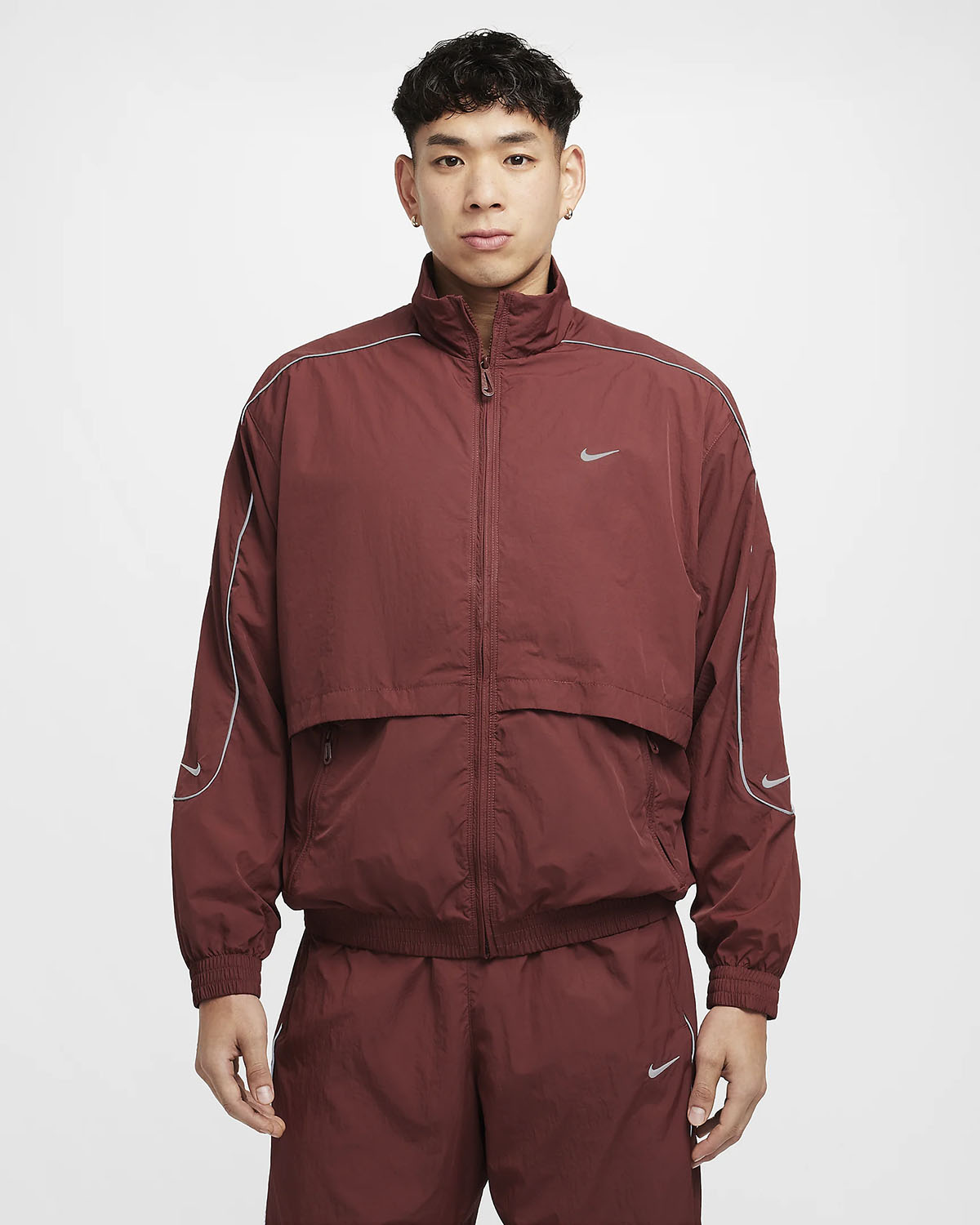 Nike Solo Swoosh Track Jacket Dark Pony