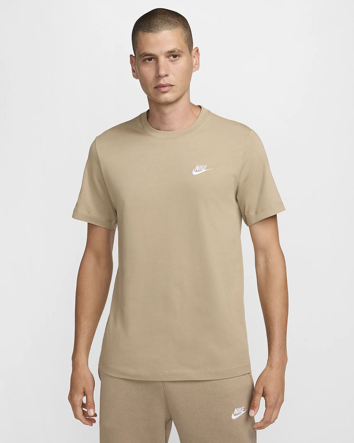 Nike Sportswear Club T Shirt Khaki