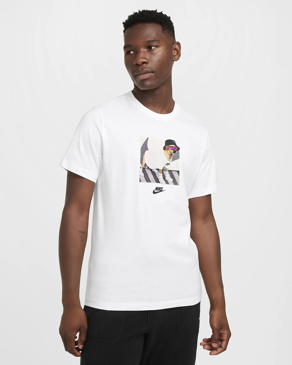 Nike Sportswear Shoe Dog T Shirt White 1