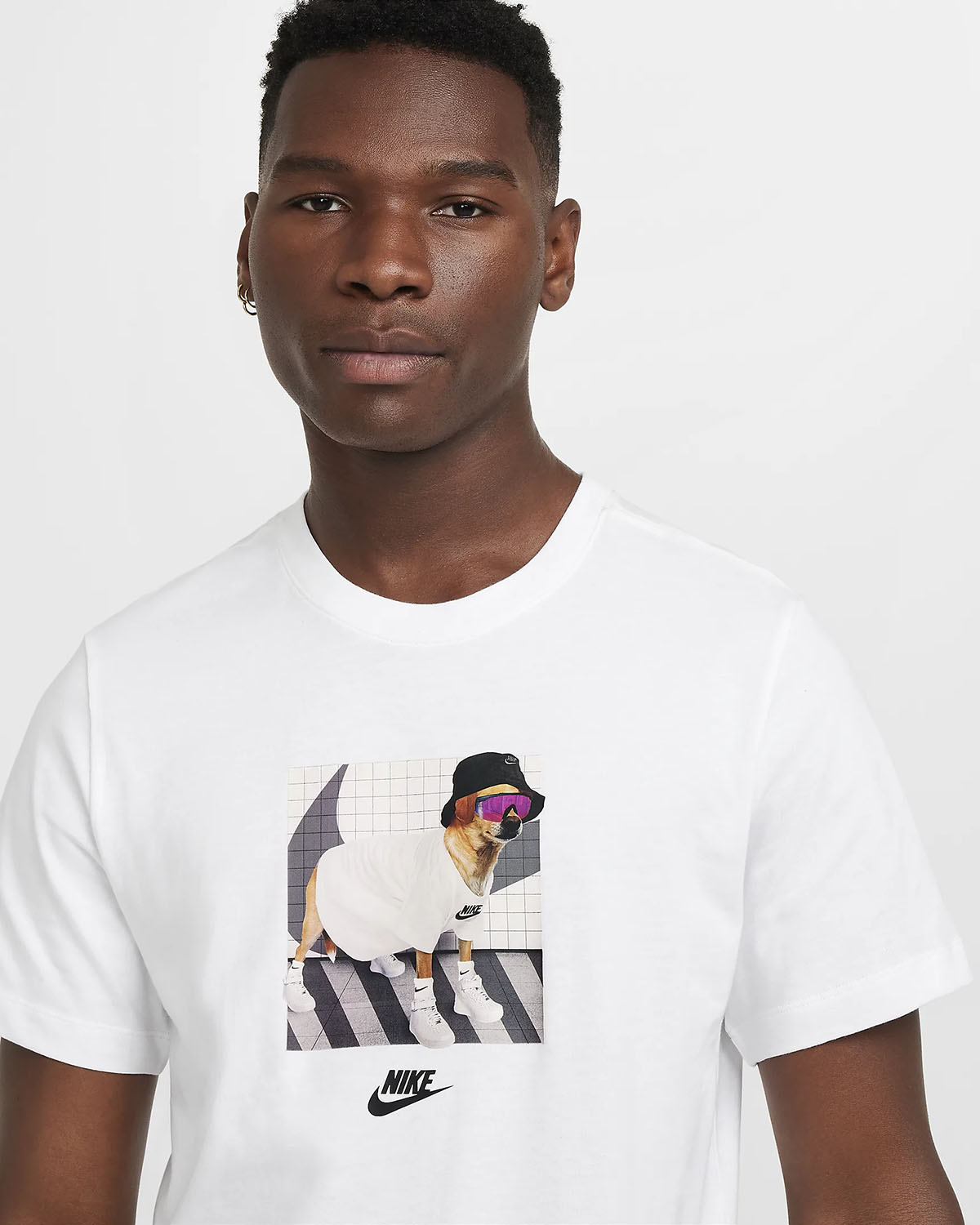 Nike Sportswear Shoe Dog T Shirt White 2