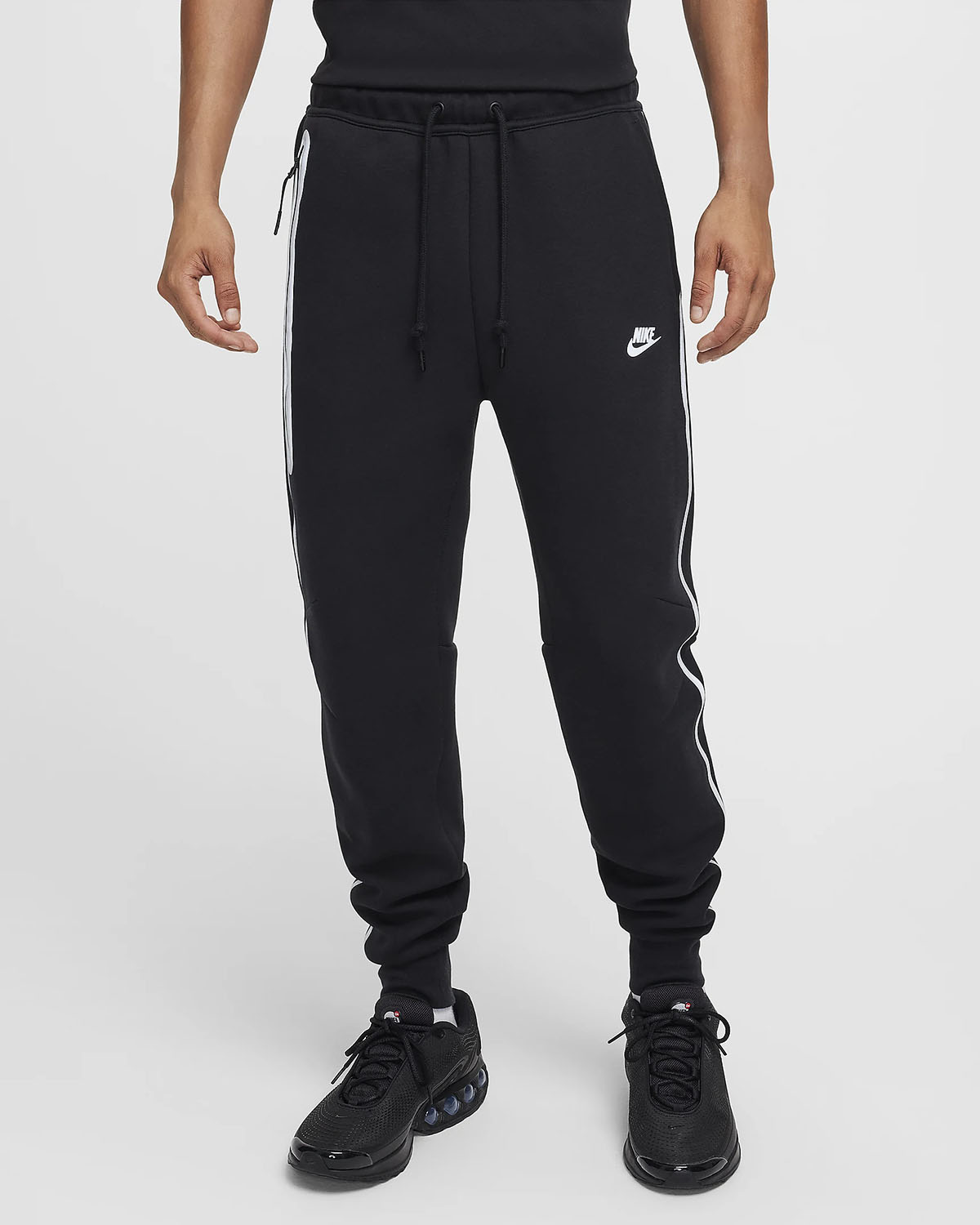 Nike Tech Fleece Joggers Black White