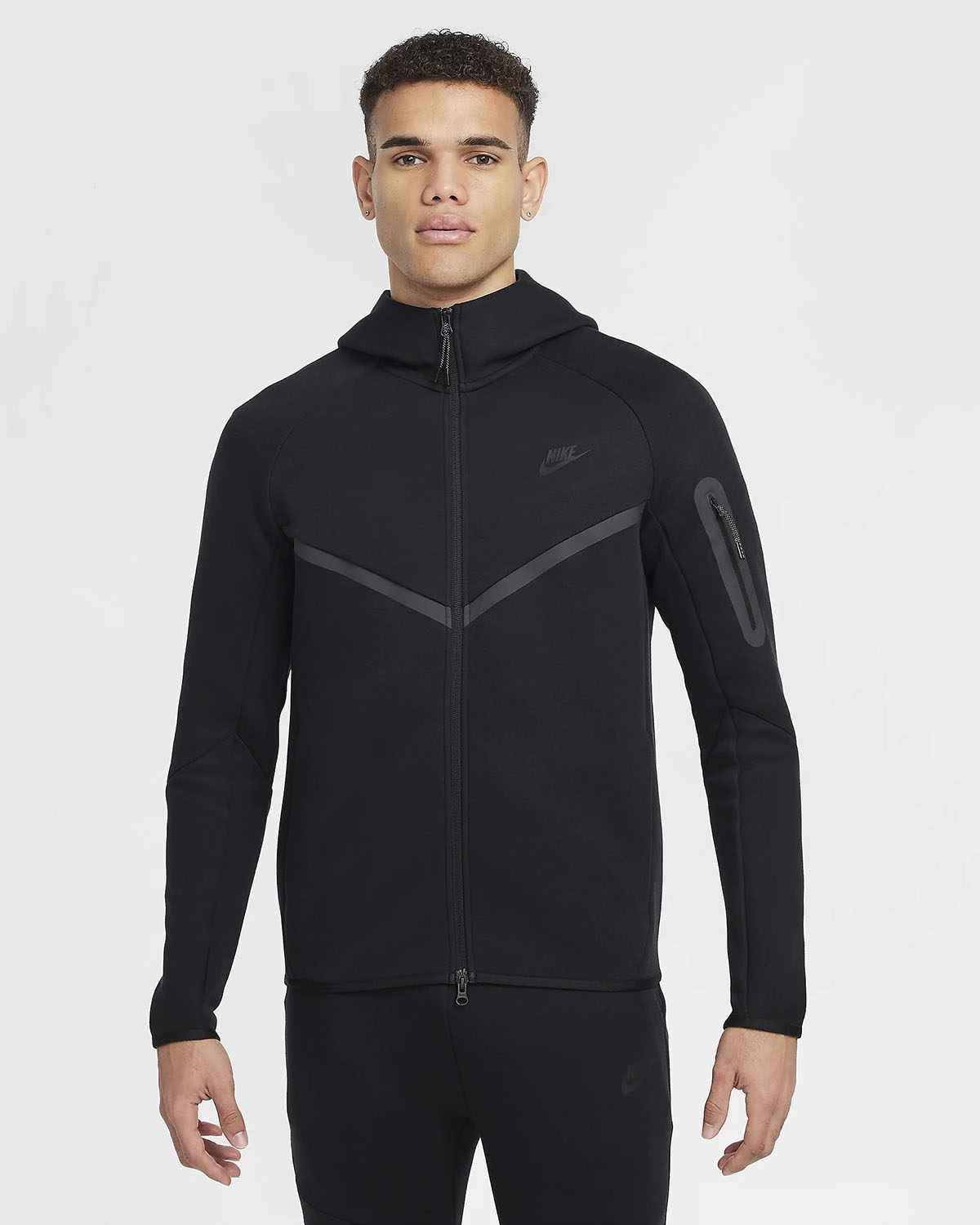 Nike Tech Fleece Windrunner Full Zip Hoodie Black