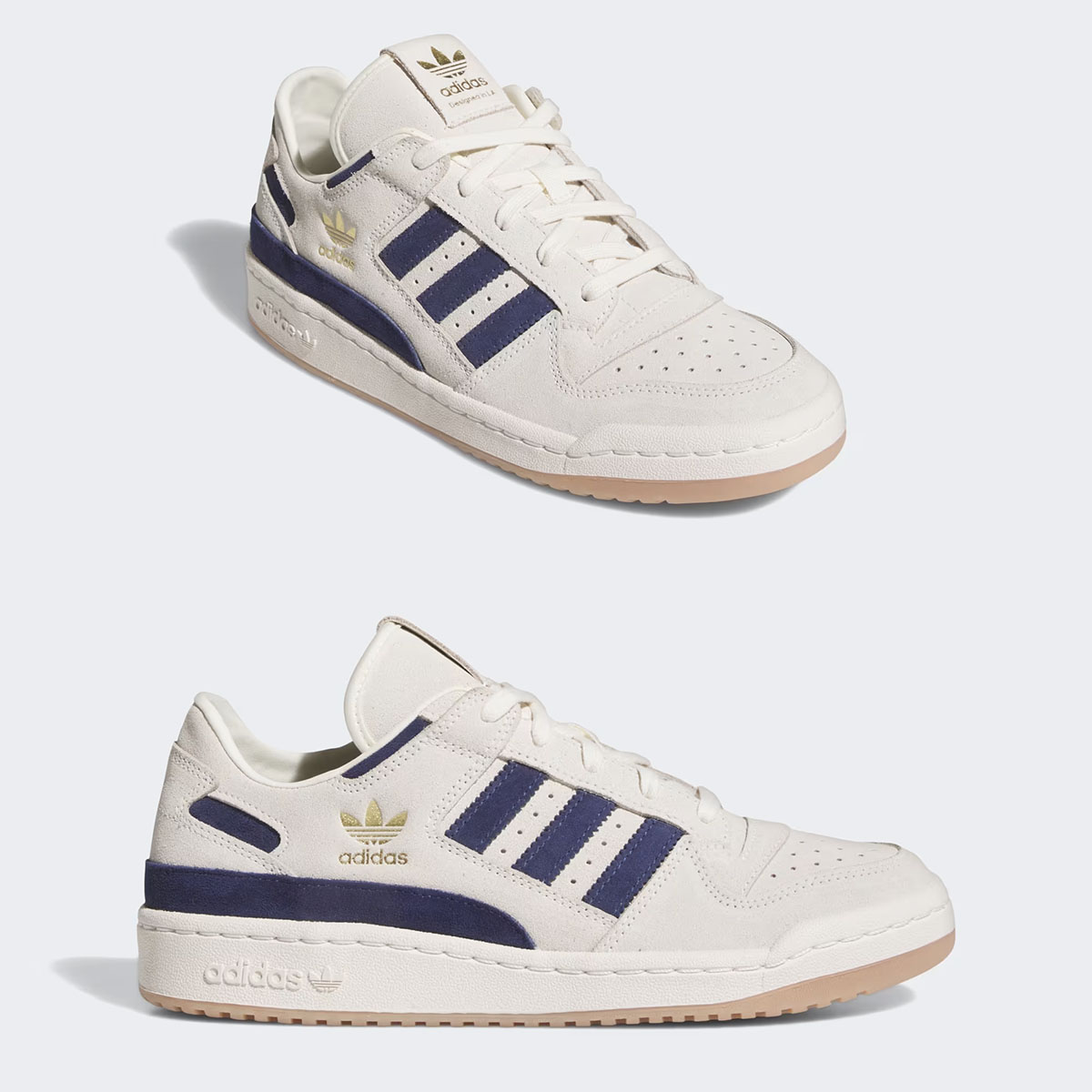 adidas Forum Low CL Cream White Dark Blue