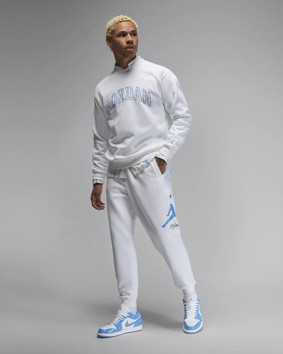 Air Jordan 1 Low Legend Blue Sneaker Outfit