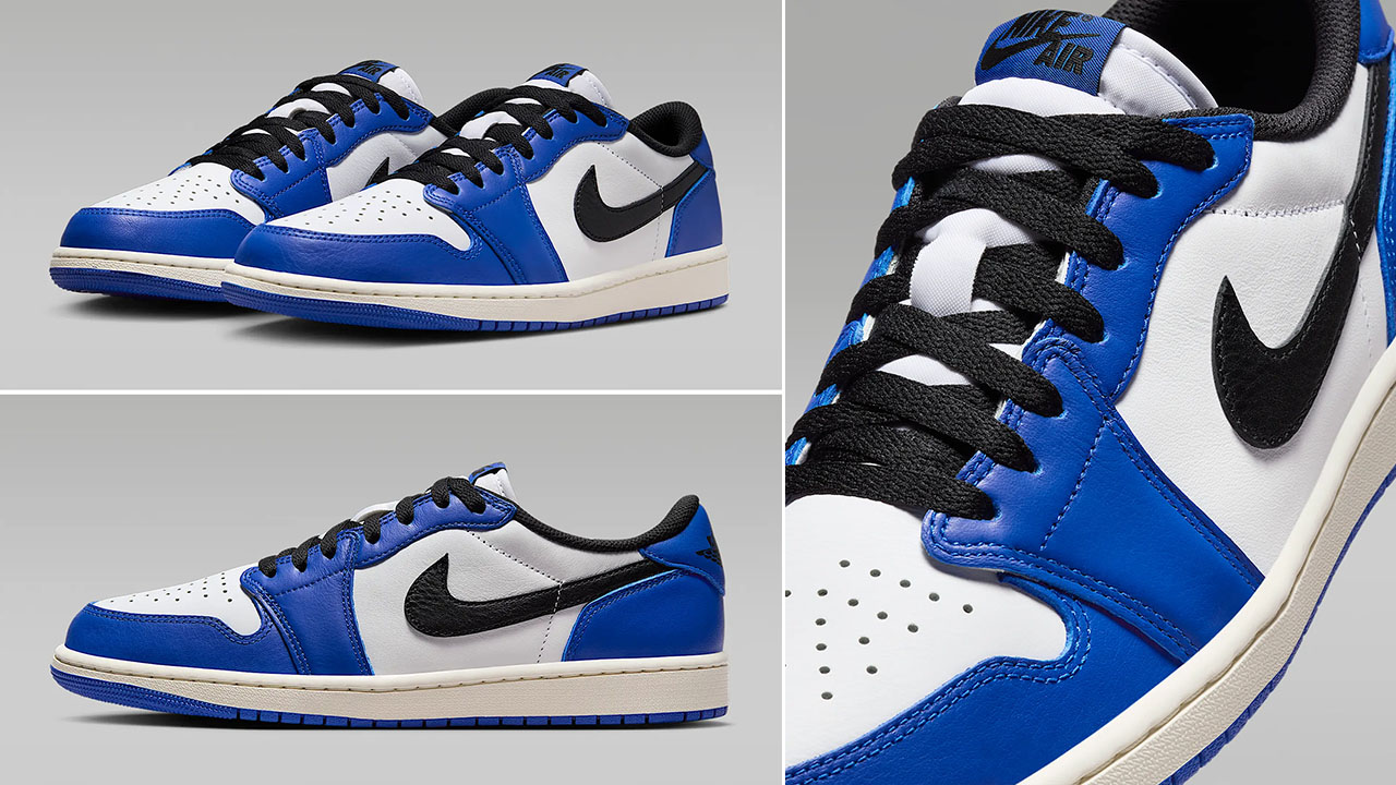 Air Jordan 1 Low OG Game Royal Mens Sneakers