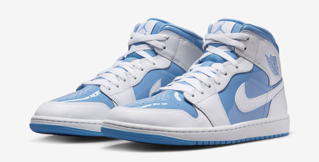 Air Jordan 1 Mid Legend Blue Mens Shoes 1