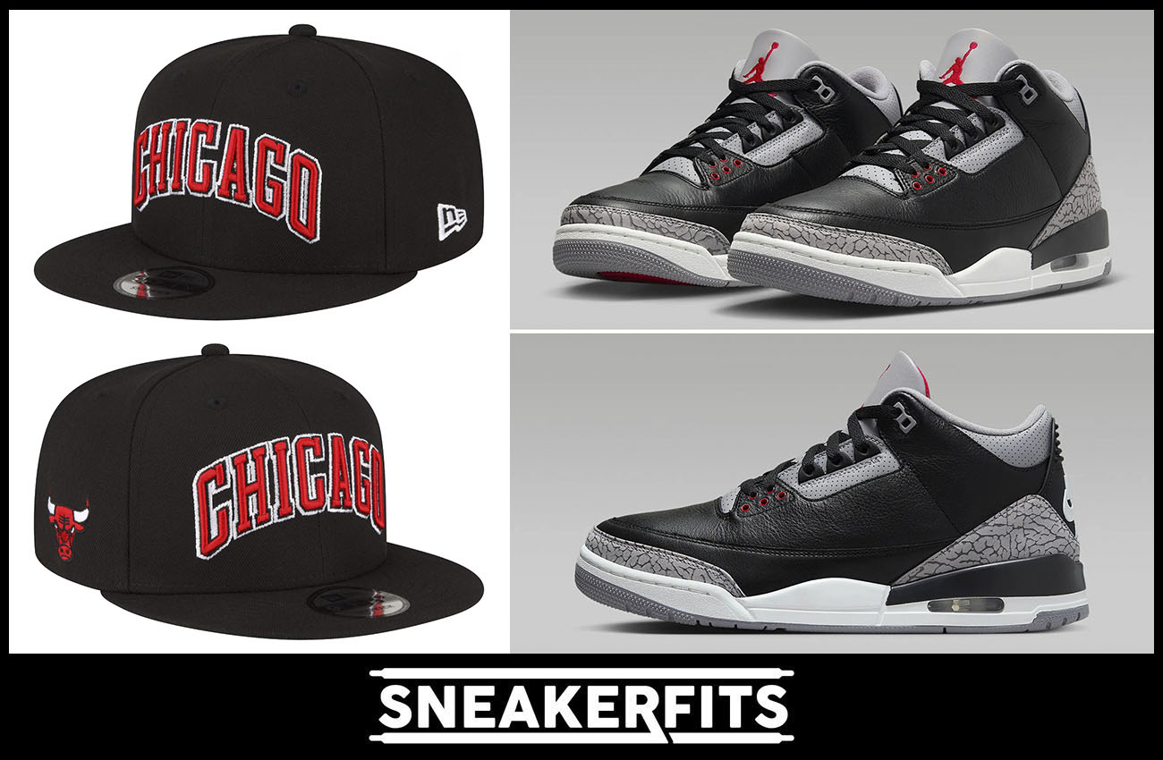 Air-Jordan-3-Black-Cement-2024-Bulls-Hats-to-Match-Sneakers-4-Sneakerfits