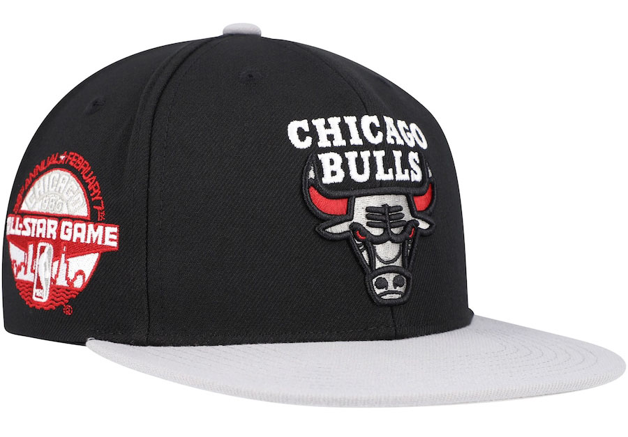 Air-Jordan-3-Black-Cement-2024-Chicago-Bulls-Snapback-Hat-Mitchell-and-Ness-2